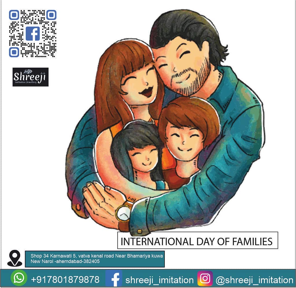 full family with hugs animation