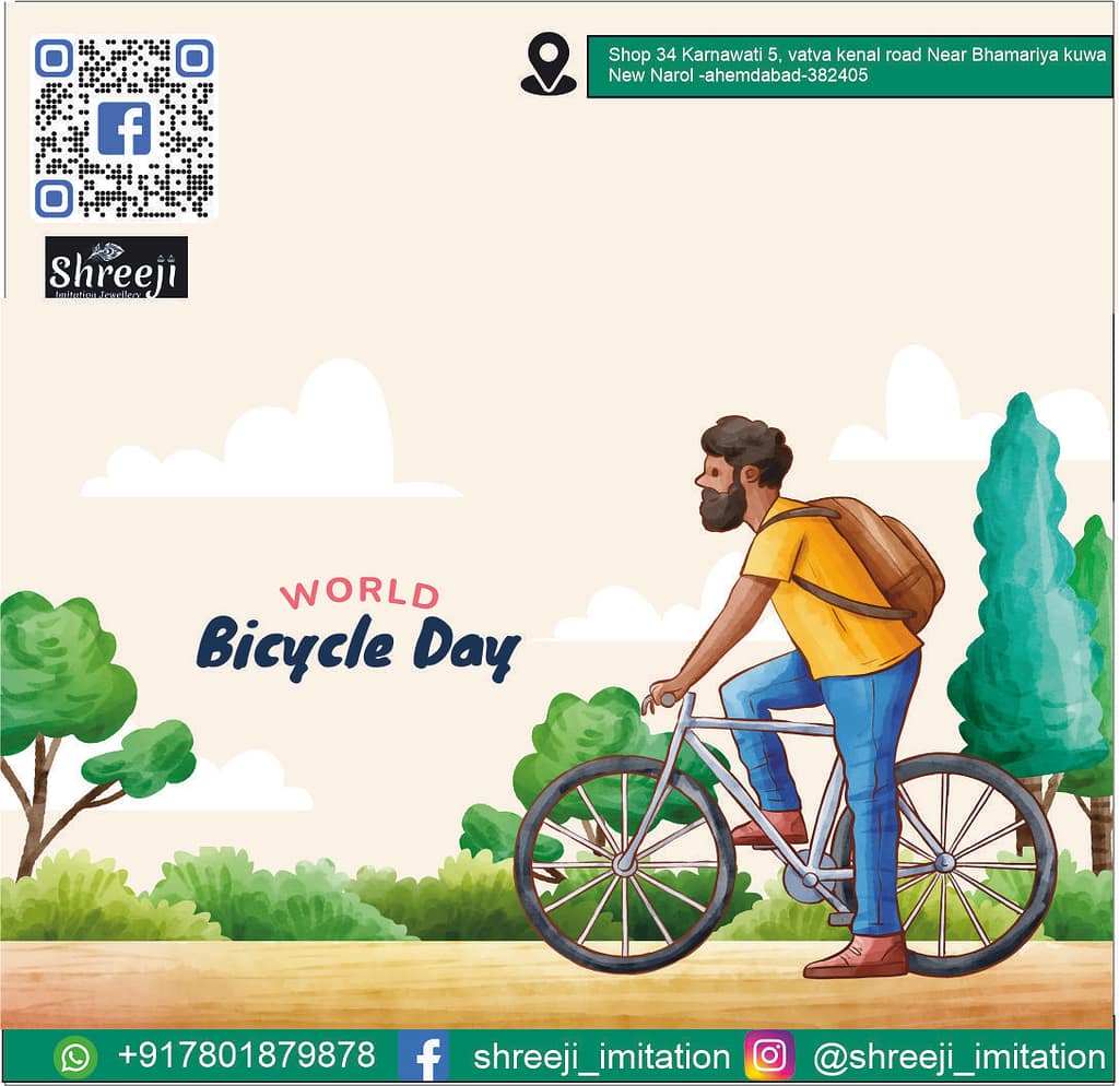 animation bicycle day ride in natural inveriment