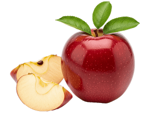 Fresh Red Apple PNG – 1080px High Quality Image