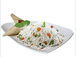 Bowl of rice on transparent background. PNG file, -. AI Generated