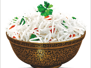 Basmati Chinese Rice in a Bowl