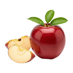 Fresh Red Apple PNG – 1080px High Quality Image